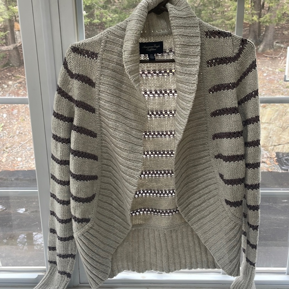 Striped Cardigan